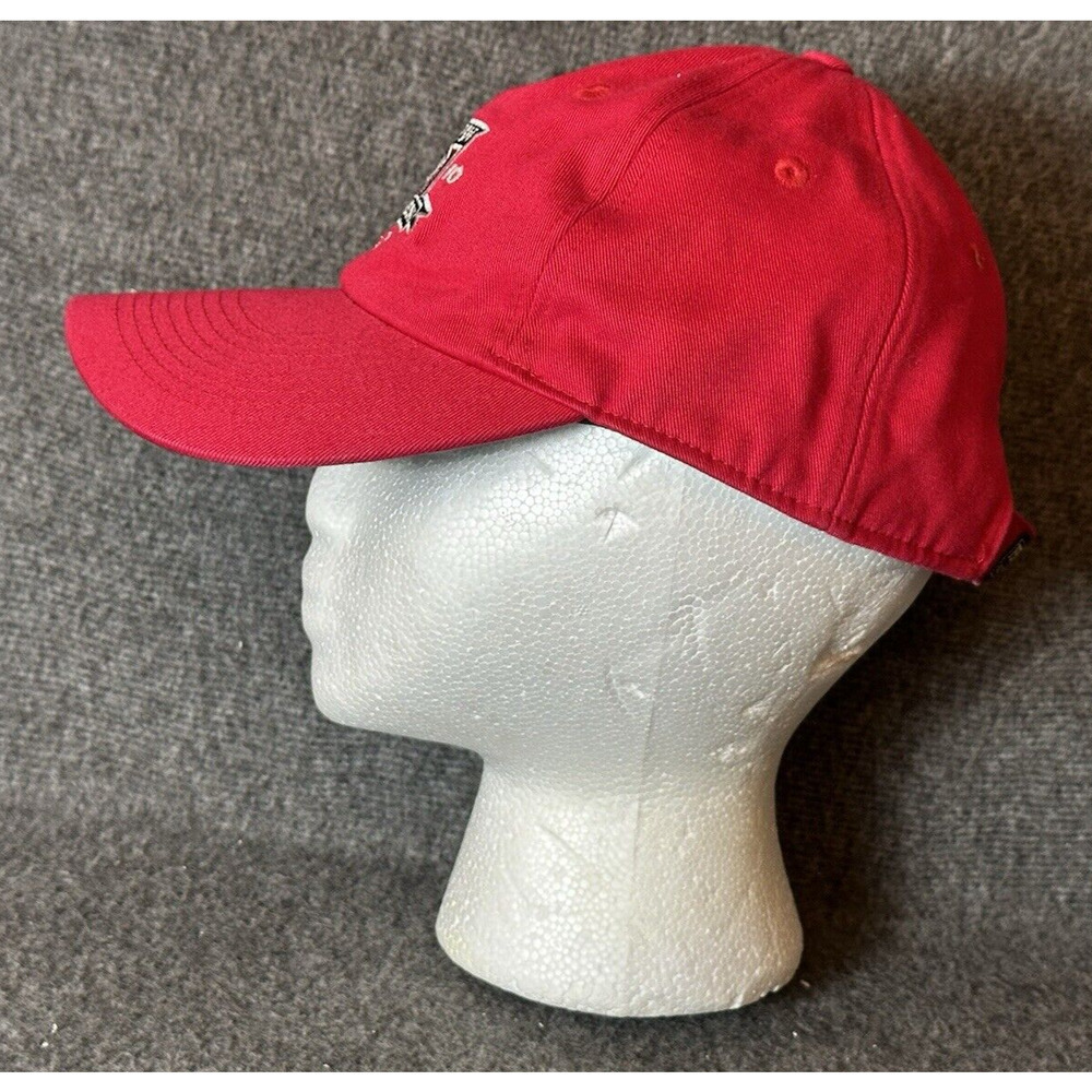 Pebble Beach Golf Hat Mens Red 2010 110th US‎ Open Golf Cap Adjustable Strap - Picture 5 of 6